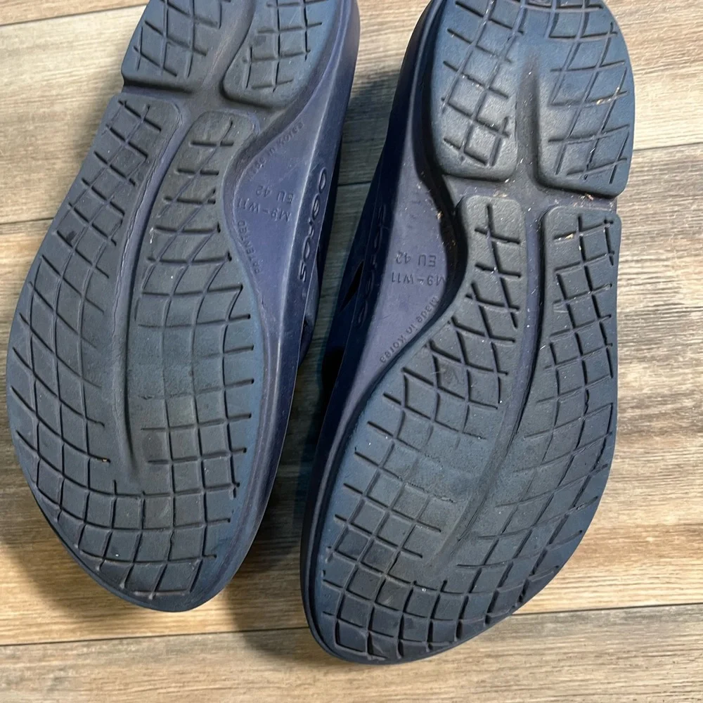 Oofos Blue Sandal- M-9‎ W-11
